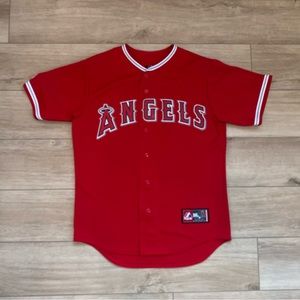 Angels Albert Pujols Jersey Majestic Stitched Size Medium Made In USA
